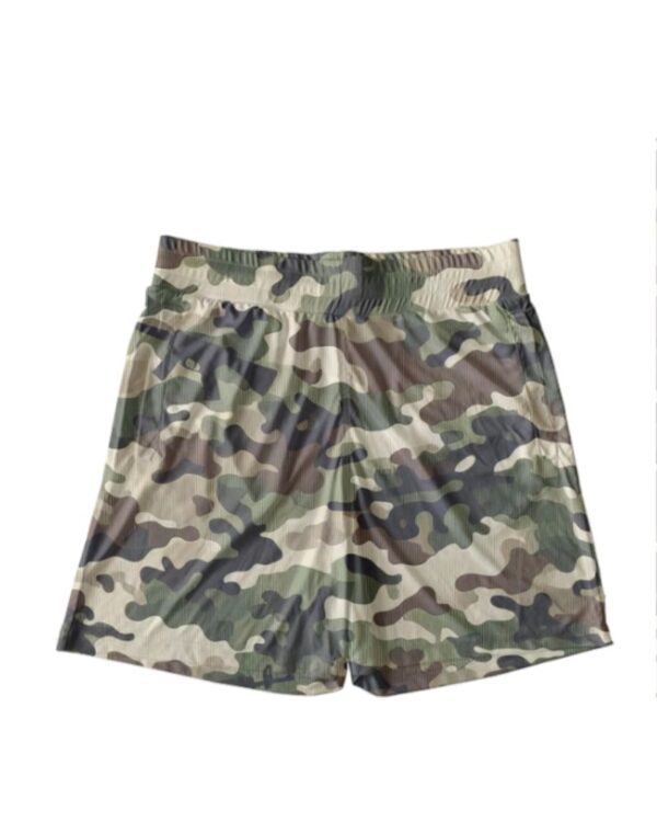 Military Camo All Over Print Shorts