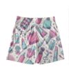 Vibrant Pink-Cyan All Over Print Shorts