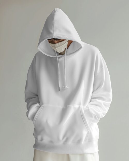 Plain Hoodies White