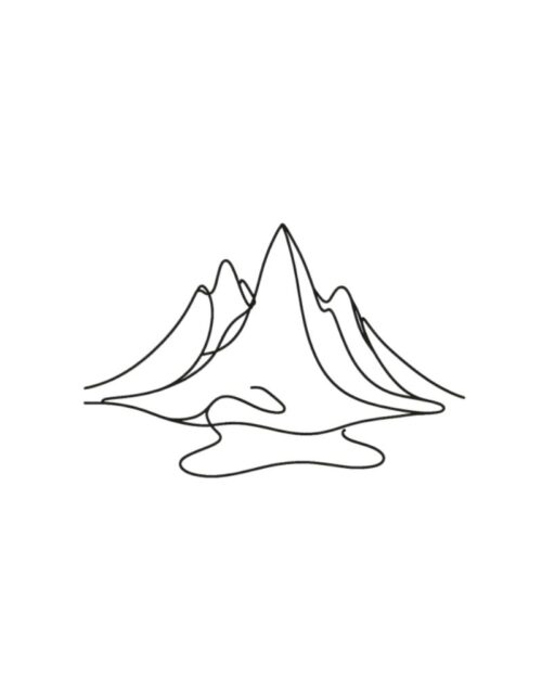 Minimal Mountain Hoodies