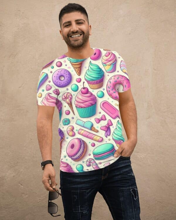 Sweet Treats All Over Print Man T-Shirt